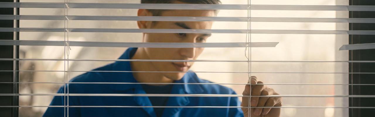 Reparación y sustitución de manivelas en una persiana en Pozuelo de Alarcón